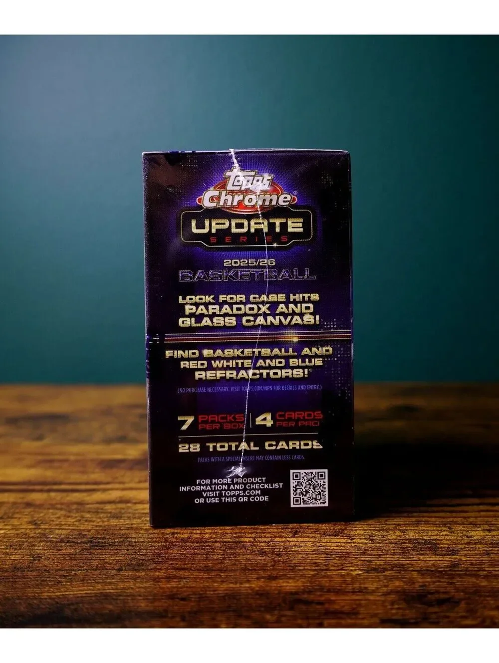 2025-26 Topps Chrome® Updates Basketball - Blaster Box